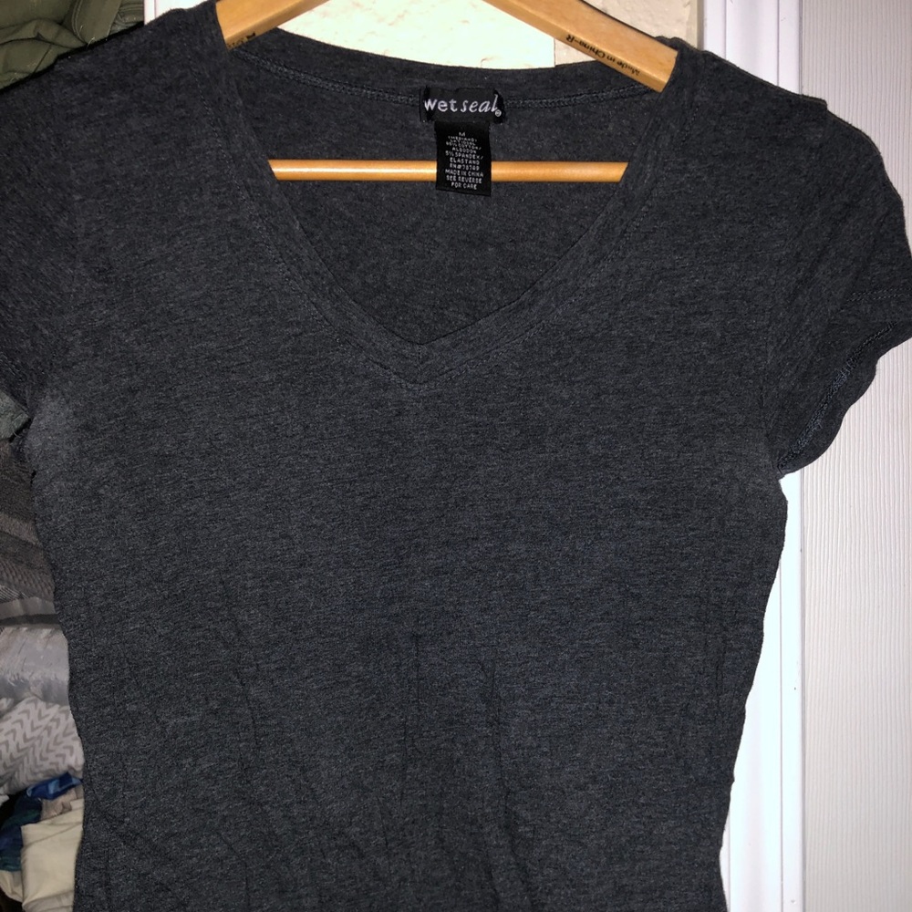 grey basic top - Picture 3 of 3
